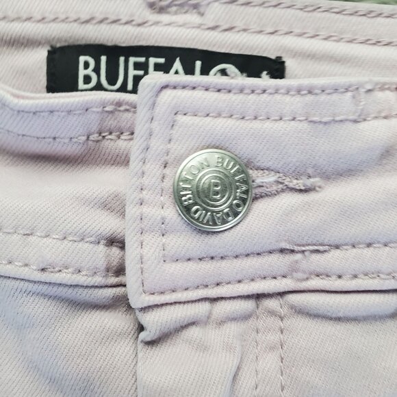 Buffalo David Bitton Pants Womens Size 16 Lilac Purple Brigette High Rise Crop - Picture 10 of 13